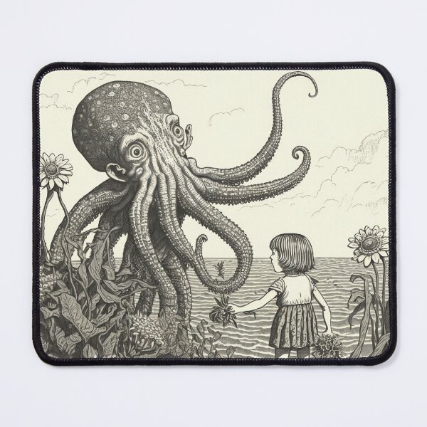 Item preview, A young girl makes a new friend designed and sold by masukomi.