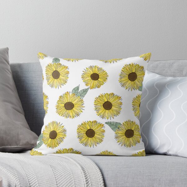 Item preview, Watercolor Sunflower Pattern designed and sold by suzannenagel.