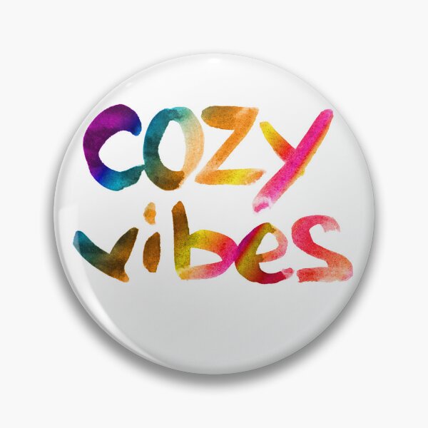 Item preview, Cozy vibes watercolor lettering | Cozy vibes hand drawing text designed and sold by lausn.