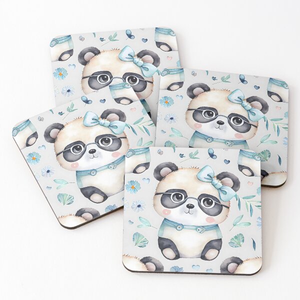 Item preview, Cute Kawaii Panda Pattern designed and sold by ClairesPatterns.