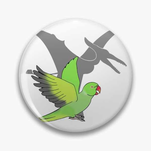 Item preview, Pterodactyl Green Indian Ringneck designed and sold by FandomizedRose.