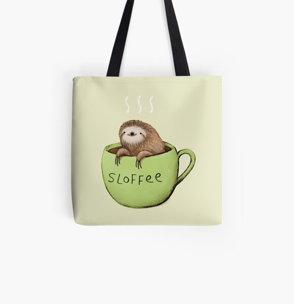 Sloffee All Over Print Tote Bag