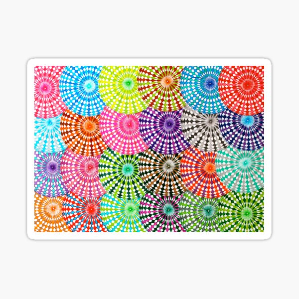 Mirrored Spirograph Artwork Sticker