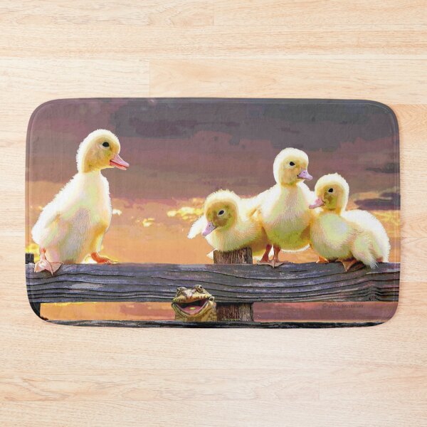 Item preview, Ducks + Frog on Fence designed and sold by kristalcurt.