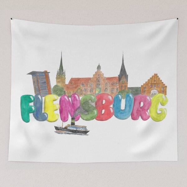 Item preview, Colorful Flensburg designed and sold by Sandra  Steinke.