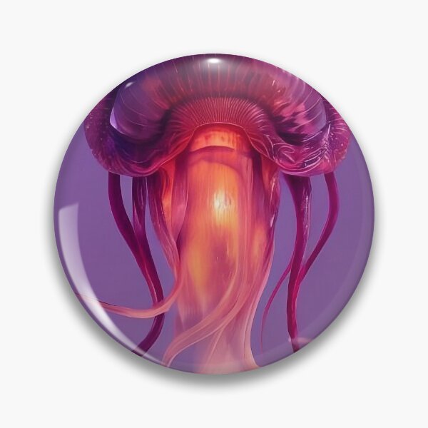Item preview, 3D art of purple jellyfish designed and sold by OrphicStudio.