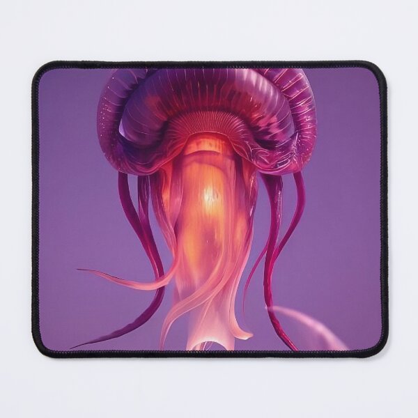 Item preview, 3D art of purple jellyfish designed and sold by OrphicStudio.