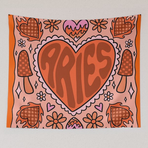 Item preview, Aries Heart designed and sold by doodlebymeg.