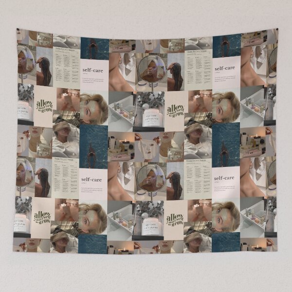 Item preview, self care aesthetic collage designed and sold by morgananjos.