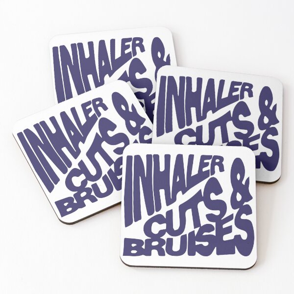 Item preview, Inhaler Cuts and Bruises Album Cover Sticker Poster Tshirt designed and sold by jamiejonesuk.