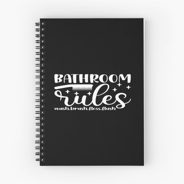 Item preview, Bathroom rules wash. brush. floss. flush designed and sold by phassystore.