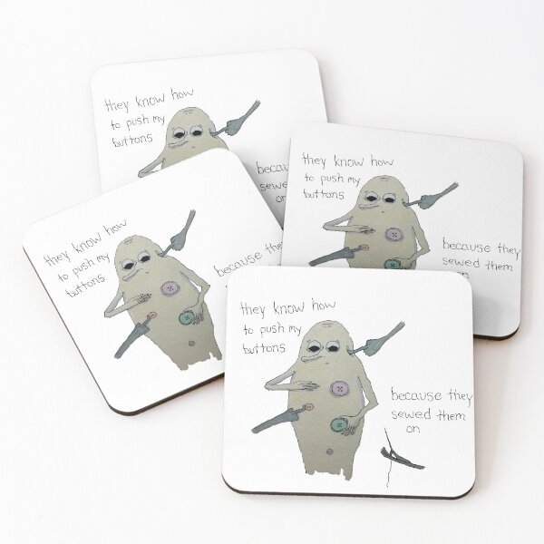 Item preview, Button Pushing designed and sold by Bingus & Bort.