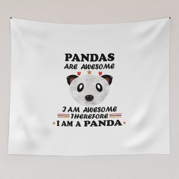 Item preview, Pandas Are Awesome I'm Awesome Therefore I am a Panda designed and sold by ELBERSAID.