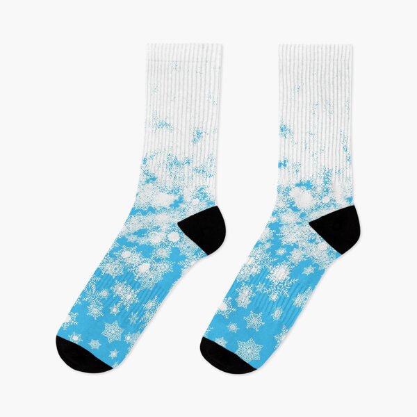 Item preview, Blizzard - Snowflakes on an icy blue background designed and sold by illustratious.