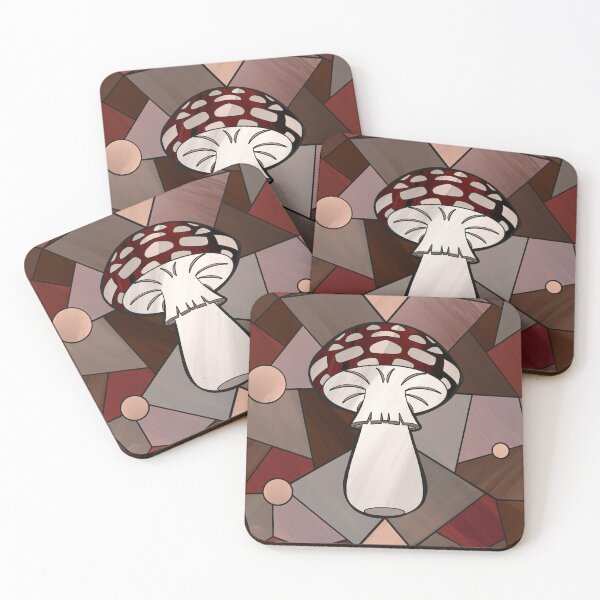 Item preview, Stained Glass - Fly Agaric Mushroom designed and sold by IllusiveRose.