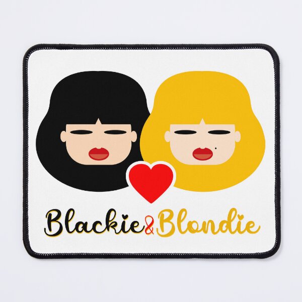 Item preview, Little Angel Annie Logo Blackie & Blondie A15 designed and sold by AJATheWholeGang.