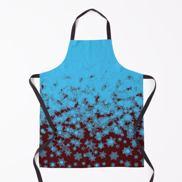 Item preview, Blizzard - Icy blue snowflakes on a maroon background designed and sold by illustratious.