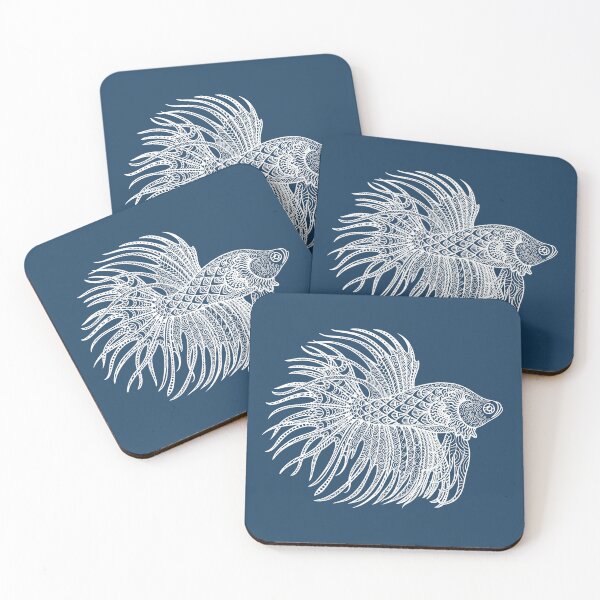 Item preview, White Betta Fish designed and sold by Hareguizer.