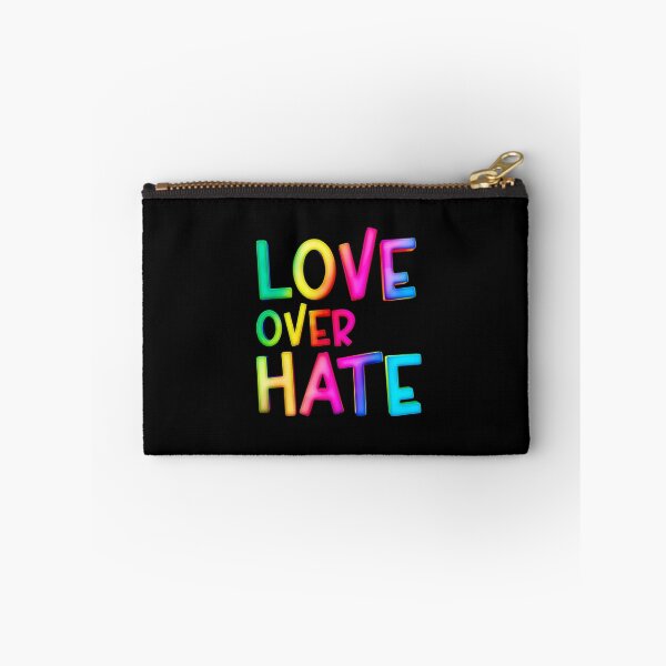 Item preview, Love Over Hate Rainbow Gradient Sans Serif Typography Inspirational Quote designed and sold by Cawaiico.