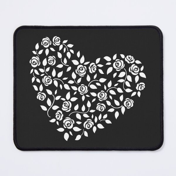 Item preview, A heart made of white roses designed and sold by Tasha-design.