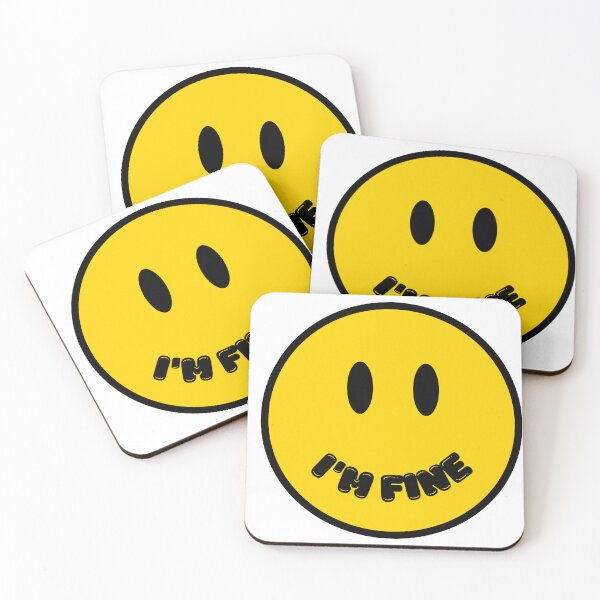 Item preview, Im Fine Mental Health Awreness designed and sold by Anastacia  Polack.