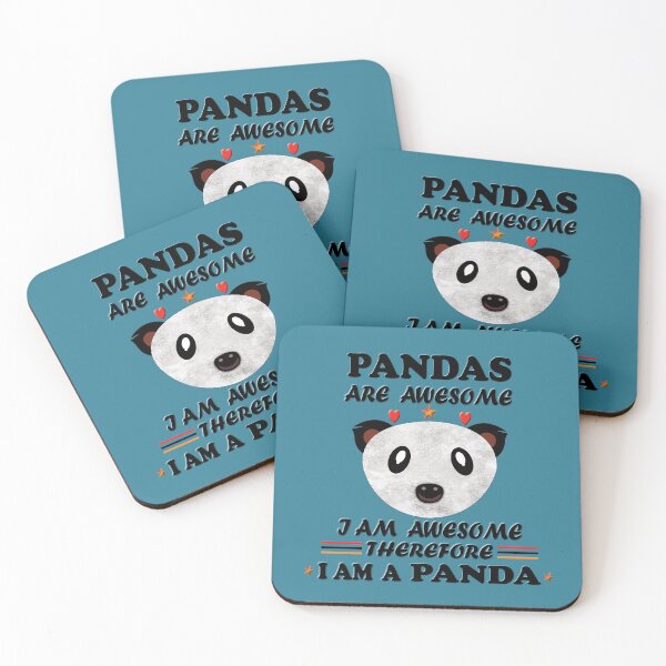 Item preview, Pandas Are Awesome I'm Awesome Therefore I am a Panda designed and sold by ELBERSAID.