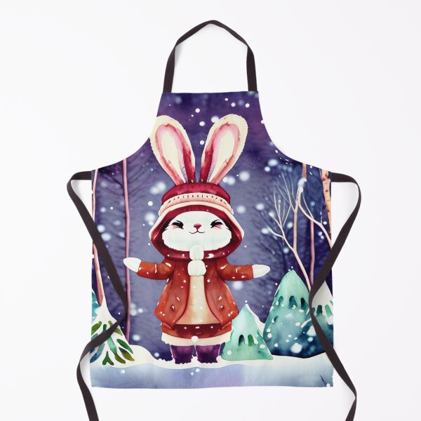 Item preview, Kawaii chibi bunny in the magic forrest designed and sold by i-cottagedesign.