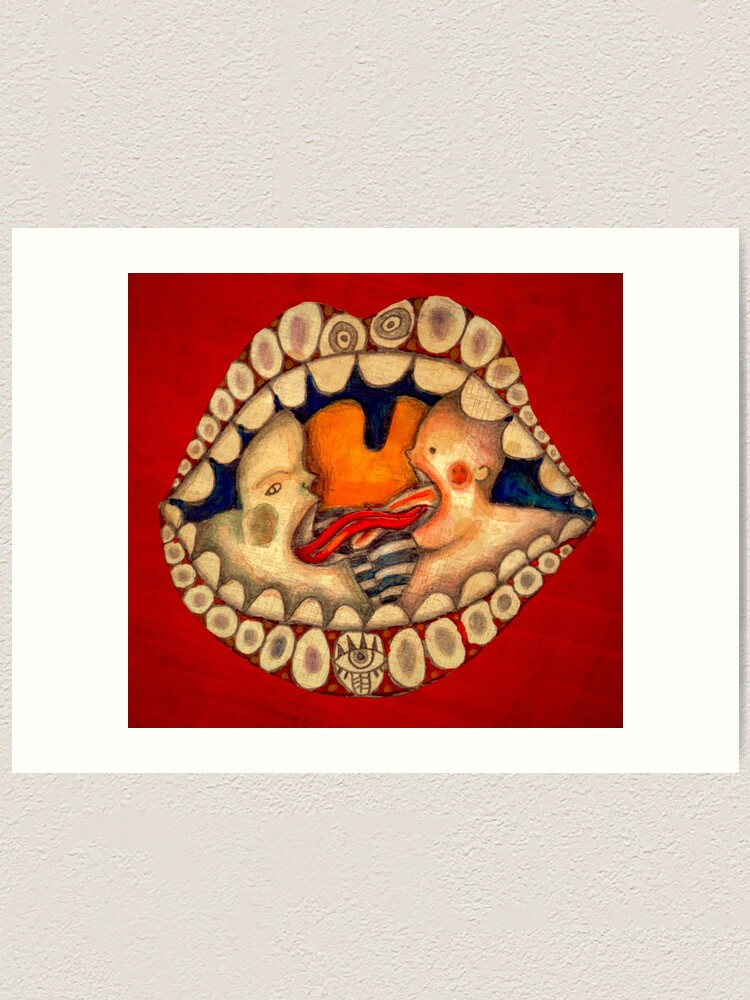 Alternate view of El Chisme Art Print