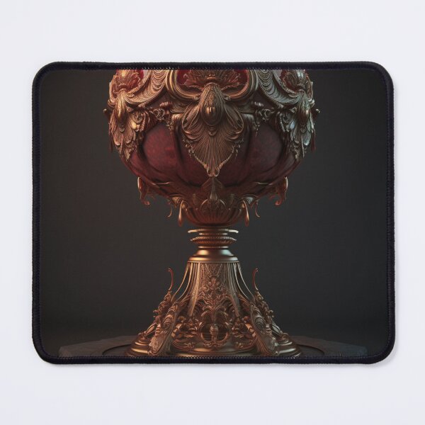 Aperçu de l'œuvre Une statue géante de calice rubis - Royauté créée et vendue par InsterDesign.
