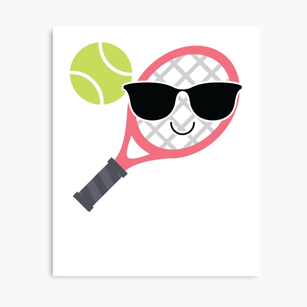 "Tennis Emoji " Canvas Print by HippoEmo Redbubble