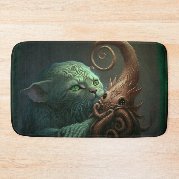 Item preview, Green Kitty & Spawn of The Elder God designed and sold by masukomi.