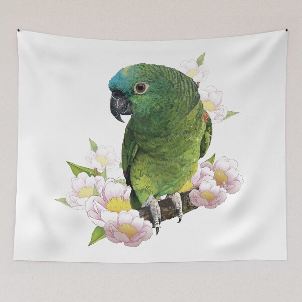 Item preview, The blue-fronted amazon designed and sold by obscurite.