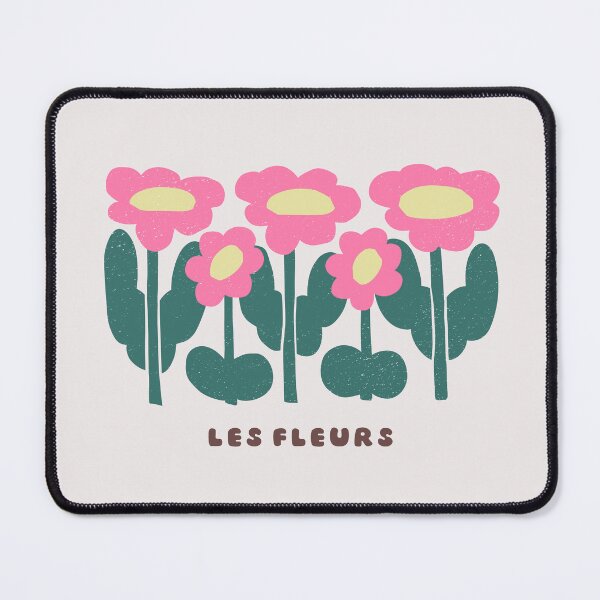 Item preview, Pink Flowers Illustration Les Fleurs designed and sold by ahzarts.