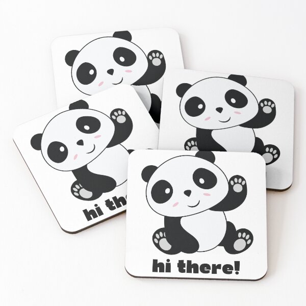 Item preview, Hi There with Panda designed and sold by qawistz.