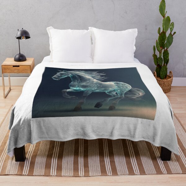 Item preview, Majestic White Horse designed and sold by Indra Art.