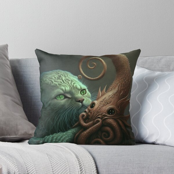 Item preview, Green Kitty & Spawn of The Elder God designed and sold by masukomi.