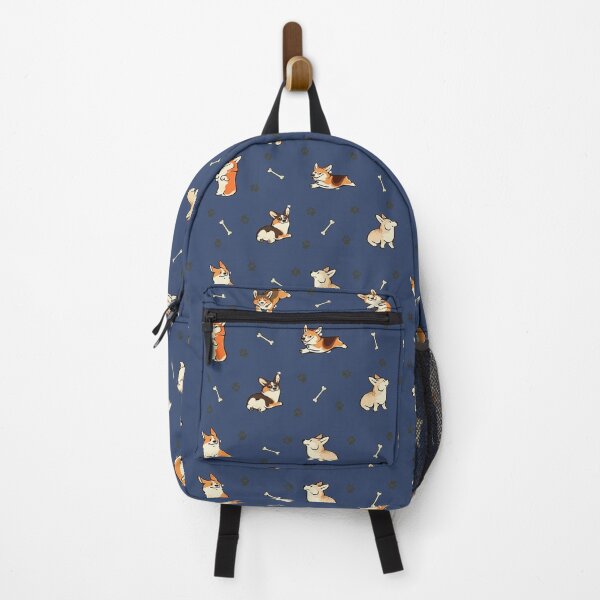 Item preview, Funny Corgis on Blue designed and sold by Pavnud.
