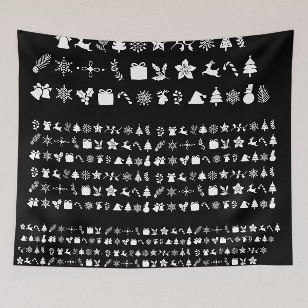 Item preview, Rosetta Stone Shape Christmas Icons designed and sold by emhoteb.