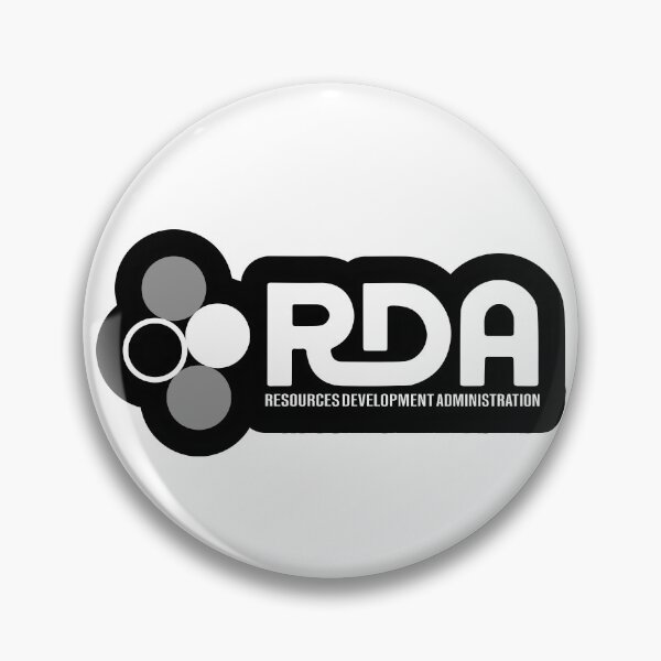 Item preview, RDA Sticker (Monochrome) designed and sold by Mercatus.