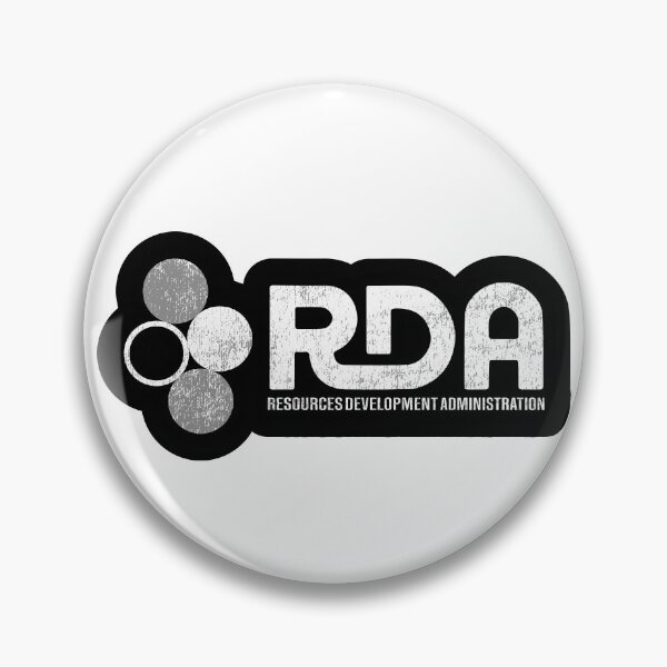 Item preview, RDA Sticker (Worn Monochrome) designed and sold by Mercatus.