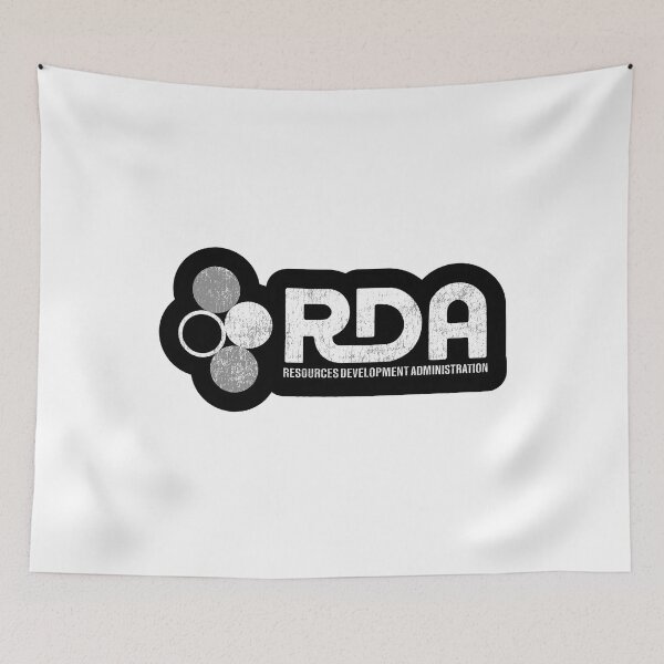 Item preview, RDA Sticker (Worn Monochrome) designed and sold by Mercatus.