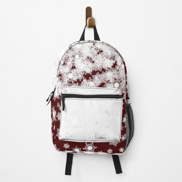 Item preview, Blizzard - Snowflakes on an maroon background designed and sold by illustratious.