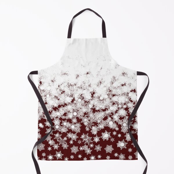 Item preview, Blizzard - Snowflakes on an maroon background designed and sold by illustratious.