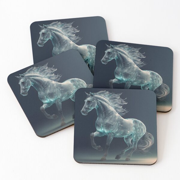 Item preview, Majestic White Horse designed and sold by Indra Art.