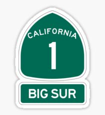 PCH - CA Highway 1 - Big Sur Sticker