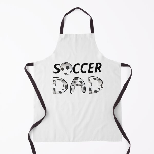 Item preview, Soccer Dad. Soccer Ball and Black and White Soccer Patterned Letters. (White Background) designed and sold by ArtByLM.