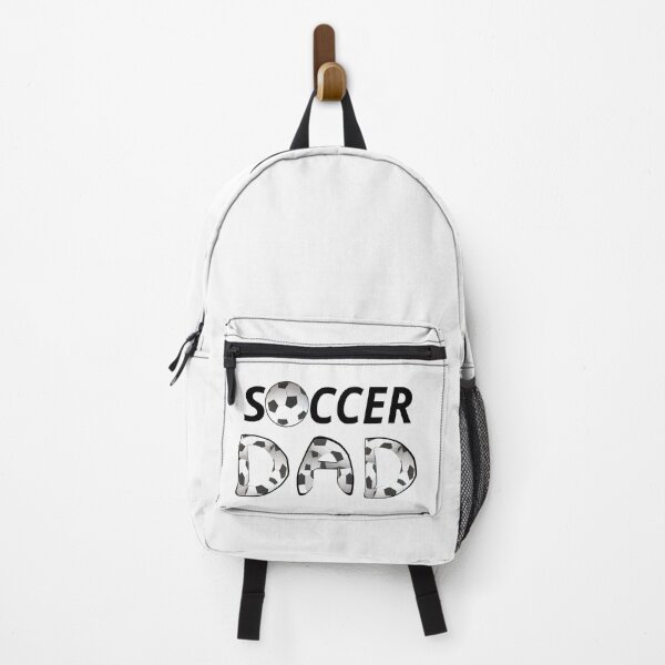 Item preview, Soccer Dad. Soccer Ball and Black and White Soccer Patterned Letters. (White Background) designed and sold by ArtByLM.
