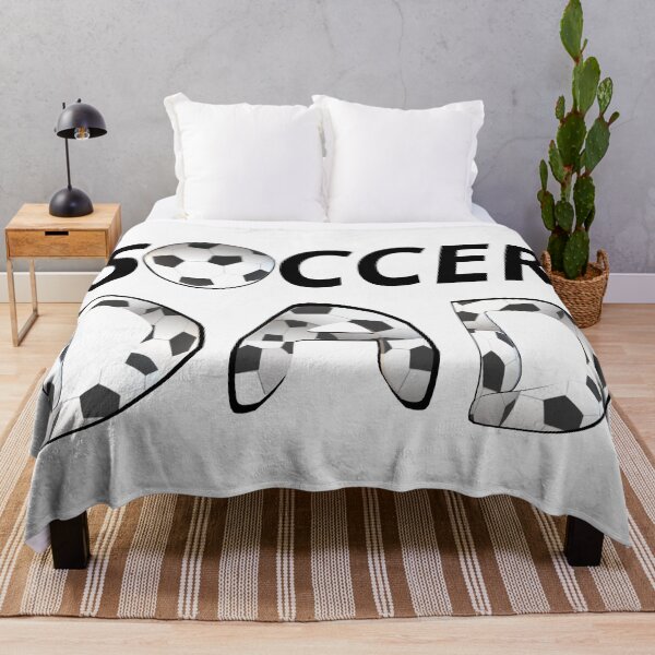 Item preview, Soccer Dad. Soccer Ball and Black and White Soccer Patterned Letters. (White Background) designed and sold by ArtByLM.