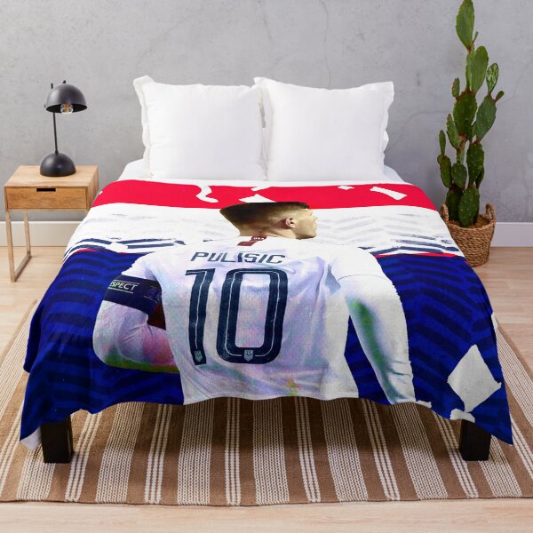 Christian Pulisic USA World Cup 2022 Qatar Football Shirt - Trends Bedding