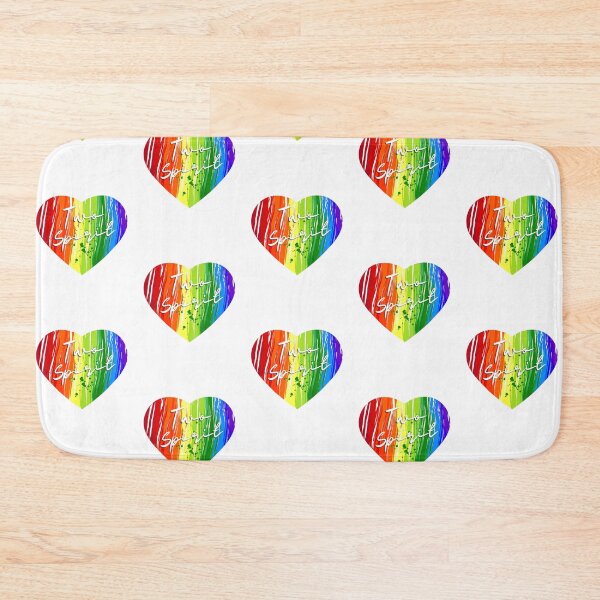 Item preview, Two Spirit Rainbow Heart Design designed and sold by NDNlook.